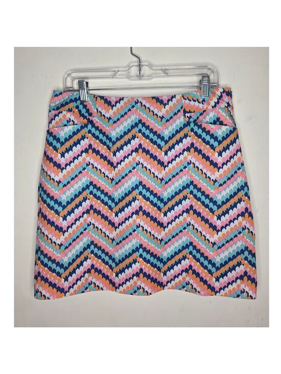 EP Pro Pants - EP Pro blue pink chevron zig zag athletic golf skort skirt - 10